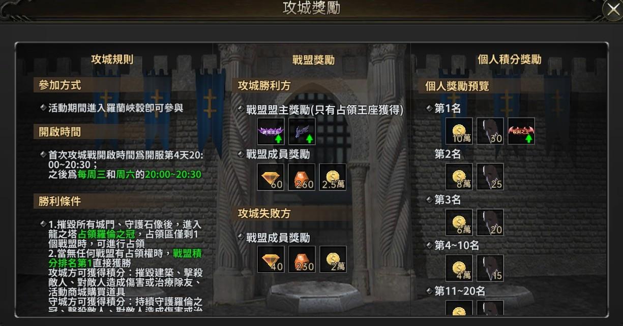 《奇蹟MU:暴走之翼》攻城戰