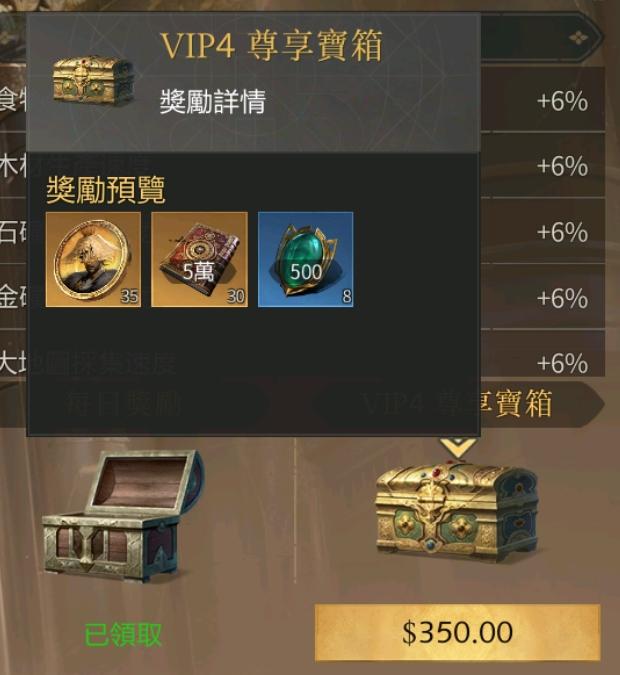 《世紀帝國M》課金禮包 VIP禮包