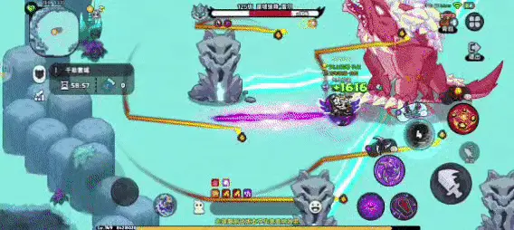《英勇之地》雷域狼尊BOSS 技能：聚能雷暴陣