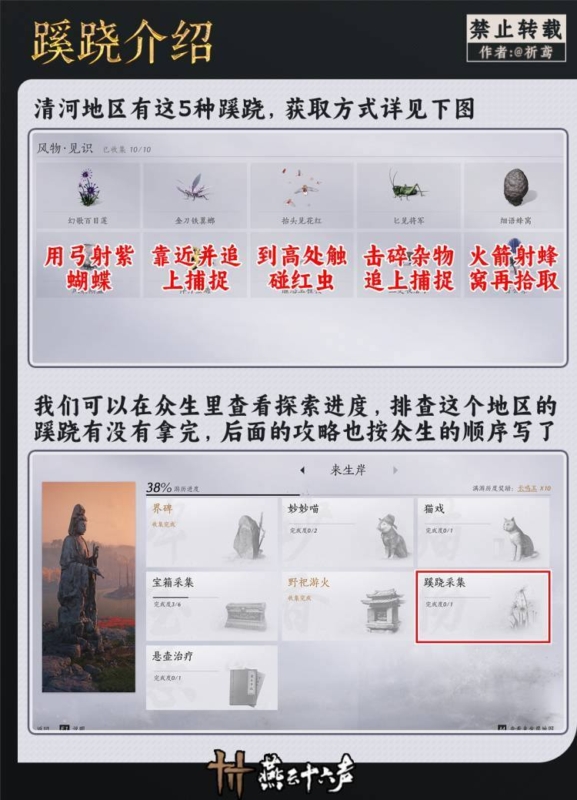 燕雲十六聲 蹊蹺 清河地區 注意事項