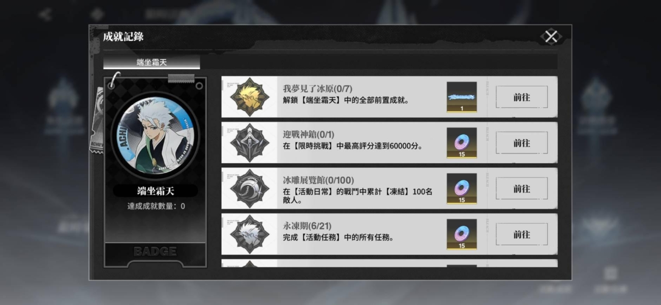 Bleach：刀鳴 日番谷冬獅郎 補充說明