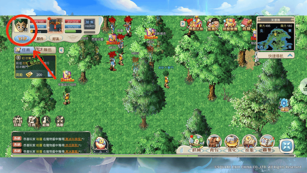 魔力寶貝：重返法蘭 禮包碼兌換方式1