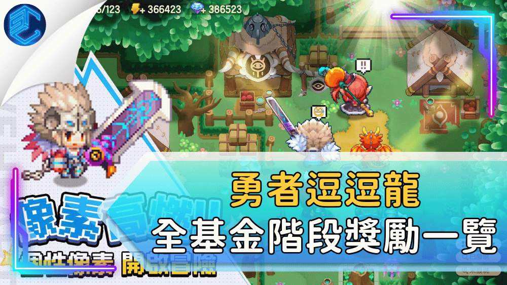 勇者逗逗龍全基金階段獎勵一覽